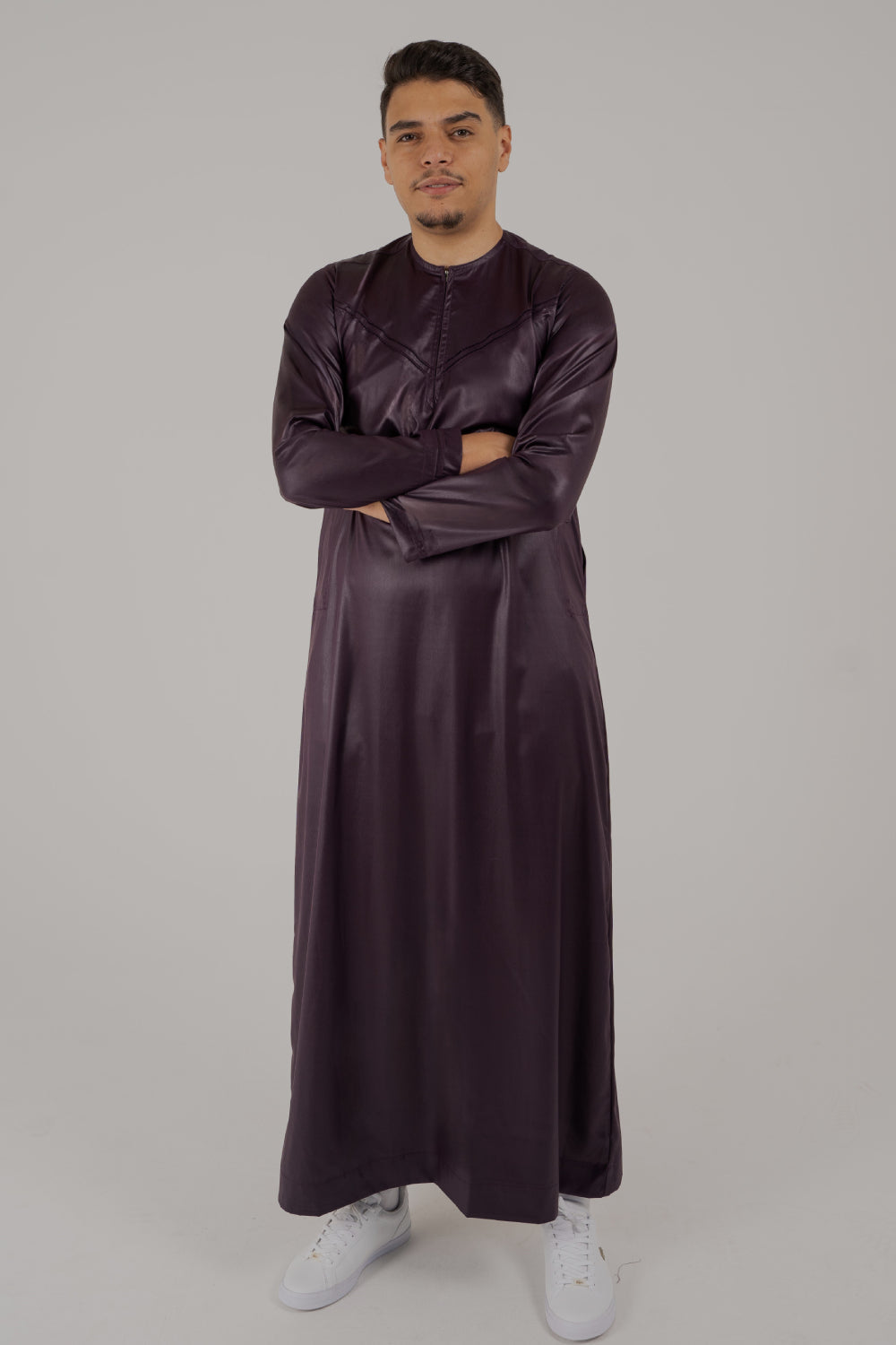 Rajul Emirati Burgundy ST Mens Thobe Jubbah SLIM FIT ONLY Kids