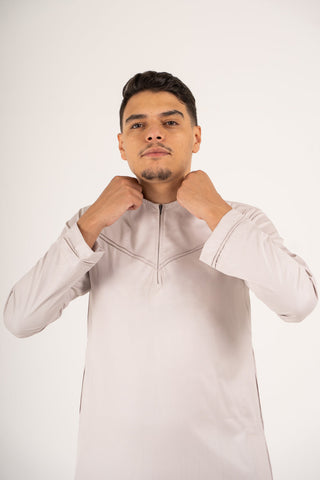 Rajul Emirati Stone ST Mens Thobe Jubbah SLIM FIT ONLY