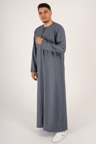 Rajul Emirati Graphite Charcoal TR Mens Thobe Kids