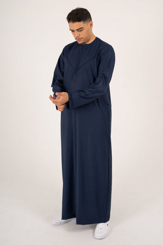 Rajul Emirati Navy TR Mens Thobe Jubbah