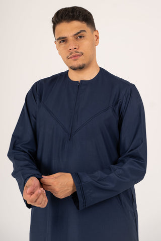 Rajul Emirati Navy TR Mens Thobe Jubbah Kids